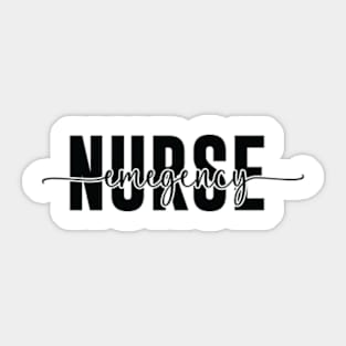 ER Nurse Emergency Room Nurse School women nursing Sticker